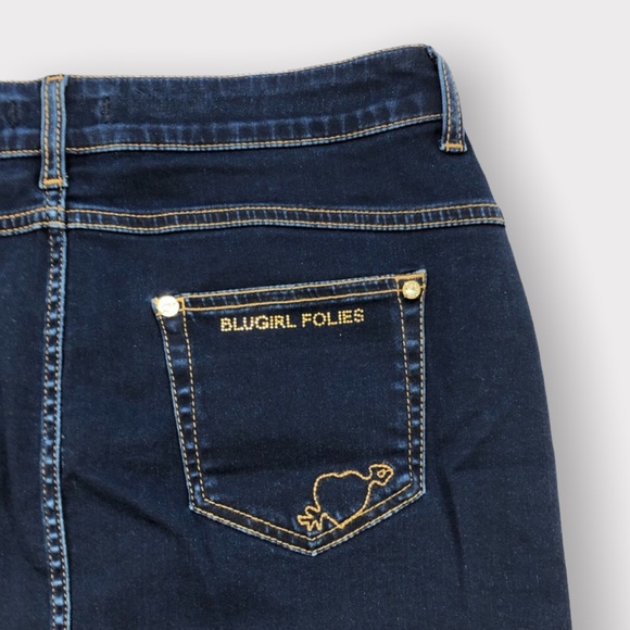 BLUGIRL FOLIES, Denim Mini Pencil Skirt, Size W28 - Picture 16 of 16